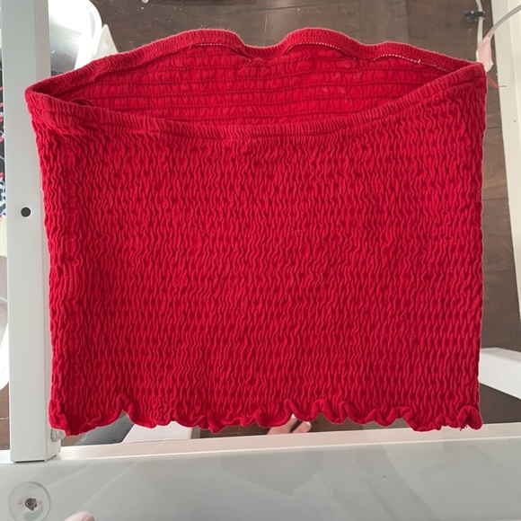 Ruched Tube Top - Picture 2 of 3